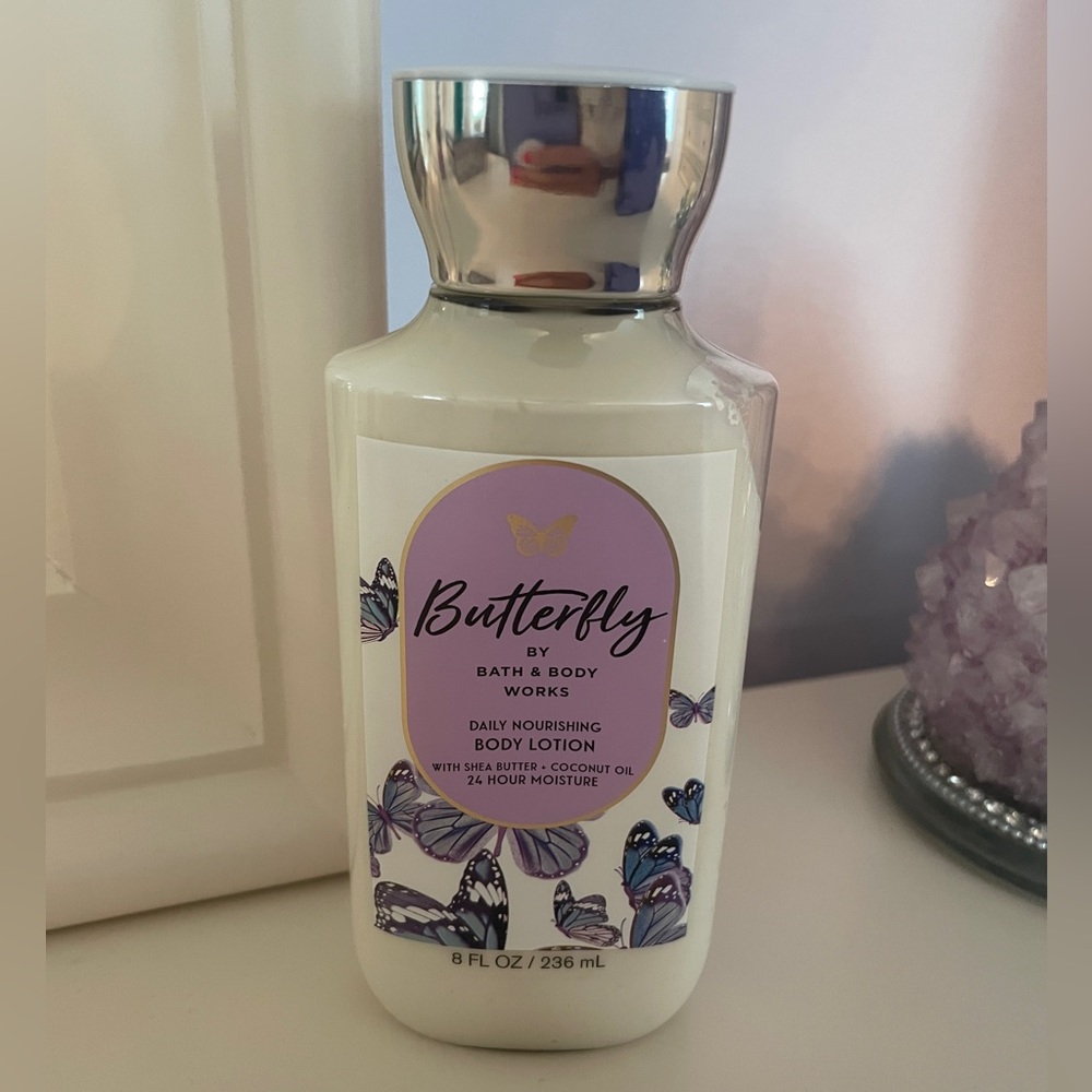 NWT Bath & Body Works Butterfly Shea Butter & Coconut Oil Body Lotion 8 oz